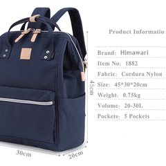 MOCHILA HIMAWARI PORTANOTEBOOK 17¨ 1882 VERDE 03 - tienda online