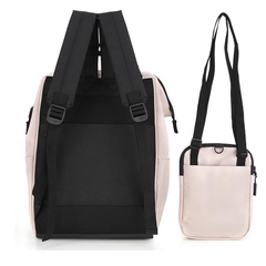 Imagen de MOCHILA BANDOLERA 2 EN 1 PORTANOTEBOOK HIMAWARI 0403# VERDE 01