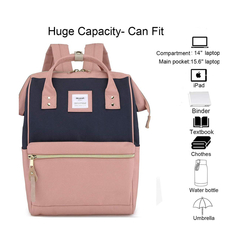Mochila Himawari Urbana Rosa y Gris 12# - tienda online