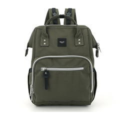 Mochila Maternal Himawari Verde Militar 12# - comprar online