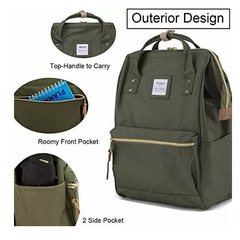 Mochila Urbana Himawari Verde Musgo 24# en internet