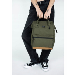 Mochila Himawari Portanotebook Usb 124 Verde Militar 06# - sashet