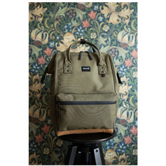 Imagen de Mochila Himawari Portanotebook Usb 124 Verde Militar 06#