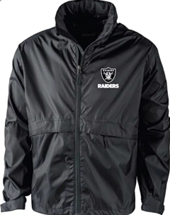 Campera negra Raiders liviano - comprar online