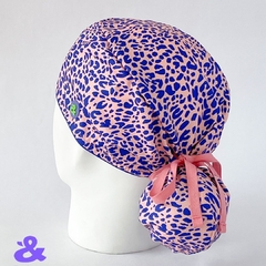 Gorro Tela Antifluido Animalprint Shell blue en internet