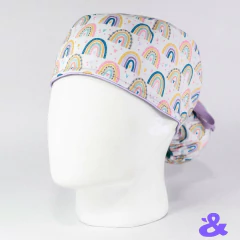 Gorro Tela Antifluido Rainbow Art Boho