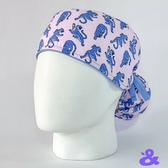 Gorro Tela Antifluido Blue Tigers