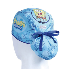 Gorro Quirúrgico Antifluido Bob Esponja Azul - comprar online