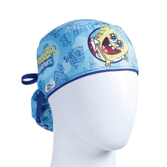 Gorro Quirúrgico Antifluido Bob Esponja Azul