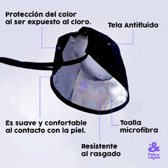 Gorro Quirúrgico Oseo Collage Azul - Sofisticap