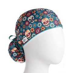 Gorro Quirúrgico Antifluido Catrinas Verde - comprar online