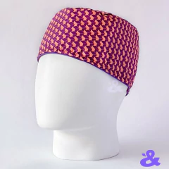Gorro Tela Antifluido Cúbico Textura Mora