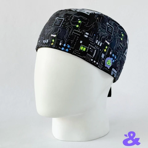Gorro Quirúrgico Electronic Circuit - comprar online