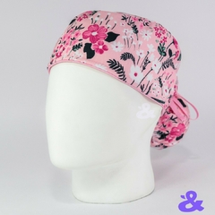 Gorro Tela Antifluido Natural Pink