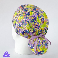 Gorro Tela Antifluido Garden Purple en internet