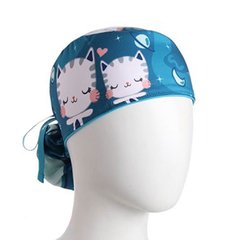 Gorro Quirúrgico Antifluido Gatos Espacial Corazón