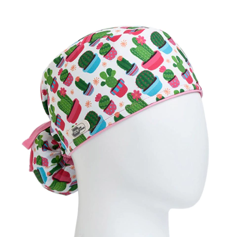 Gorro Quirúrgico Antifluido Jardin Cactus