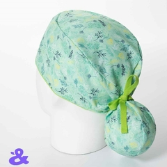 Gorro Tela Antifluido Jardín Menta - comprar online