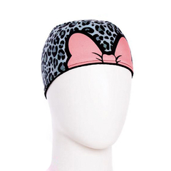 Gorro Quirúrgico Antifluido Leopardo Gris Moño - comprar online