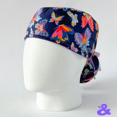 Gorro Quirúrgico Mariposas Color - comprar online