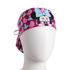 Gorro Quirúrgico Antifluido Minnie Corazones Fucsia