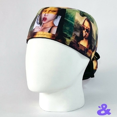 Gorro Tela Antifluido Mona Lisa Pop