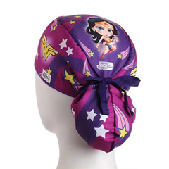 Gorro Quirúrgico Antifluido Mujer Maravilla Morado - comprar online