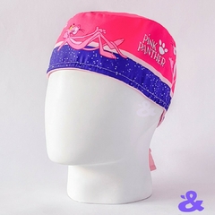 Gorro Tela Antifluido Pantera Rosa Escarcha - Sofisticap