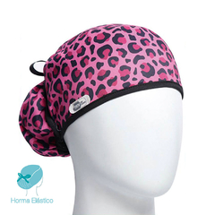 Gorro Quirúrgico Antifluido Pink Leopardo
