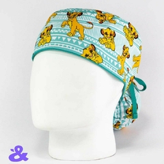 Gorro Tela Antifluido Simba Fondo Tribal