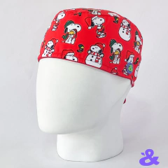 Gorro Quirúrgico Snoopy Navidad Rojo - comprar online