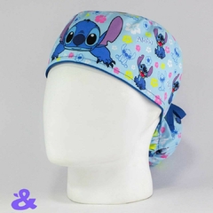 Gorro Tela Antifluido Stitch Aloha