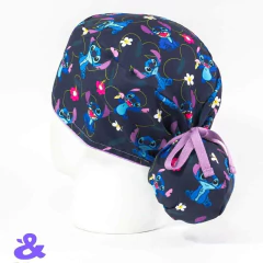 Gorro Tela Antifluido Stitch Noche Hawaii - comprar online