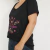 Remera Sanar Escote Redondo Negro en internet