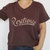 Remera Resilience Escote V Chocolate - comprar online