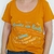 Remera Palabras Escote Redondo Naranja en internet