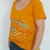 Remera Palabras Escote Redondo Naranja - Despertate