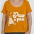 Remera Paso a Paso Escote Redondo Naranja