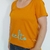 Remera Suelto Escote Redondo Naranja en internet