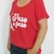 Remera Paso a Paso Escote Redondo Rojo en internet