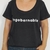 Remera Ingobernable Escote Redondo Negro