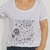 Remera Me Disfruto Escote Redondo Blanco - comprar online