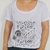 Remera Me Disfruto Escote Redondo Blanco en internet