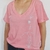 Remera Mi Mejor Version Escote V Salmon