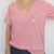 Remera Mi Mejor Version Escote V Salmon - comprar online