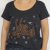 Remera Vivo Consciente Escote Redondo Negro