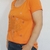 Remera Vivo Consciente Escote Redondo Naranja en internet