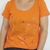 Remera Vivo Consciente Escote Redondo Naranja - Despertate
