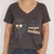 Remera Oveja Escote V Gris
