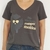 Remera Oveja Escote V Gris - Despertate